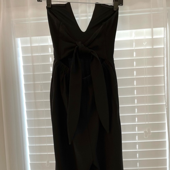 Lulu’s Black Strapless Jumpsuit - Picture 2 of 4